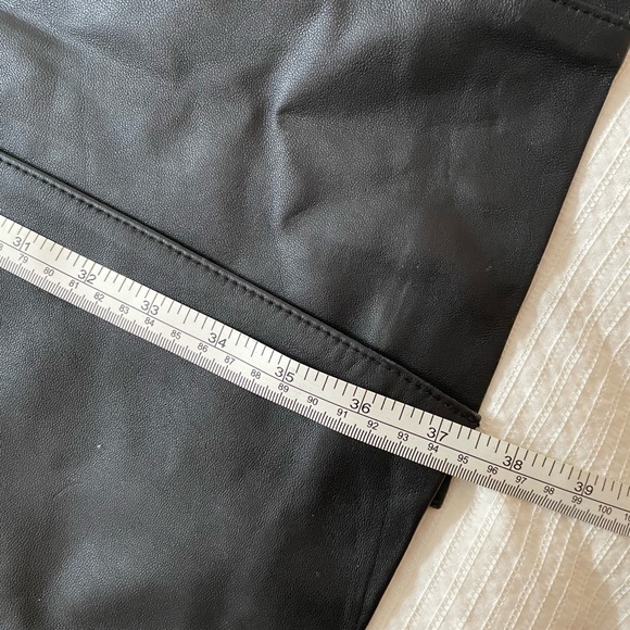 Black leather trench coat Aldo - Picture 8 of 14